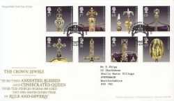 2011-08-23 The Crown Jewels Stamps London FDC (84074)