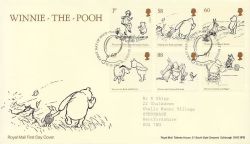 2010-10-12 Winnie the Pooh Stamps Hartfield FDC (84084)