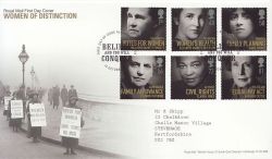 2008-10-14 Women of Distinction Stamps Aldeburgh FDC (84134)