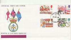 1983-10-05 British Fairs Stamps FPO 76 cds FDC (84150)