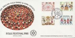 1981-02-06 Folklore Stamps London SW1 FDC (84169)