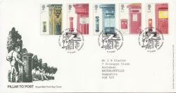 2002-10-08 Pillar to Post Stamps T/House FDC (84174)