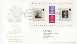 2007-06-05 Machin Definitives Stamps M/S Windsor FDC (84196)