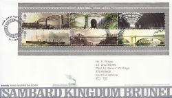 2006-02-23 Brunel  Stamps M/S Bristol FDC (84204)