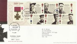 2006-09-21 Victoria Cross Stamps M/S Cuffley FDC (84213)