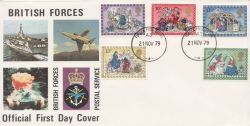 1979-11-21 Christmas Stamps FPO 43 cds FDC (84267)