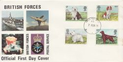 1979-02-07 Dogs Stamps FPO 43 cds FDC (84277)