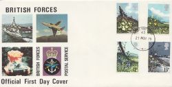 1979-03-21 British Flowers Stamps FPO 43 cds FDC (84278)