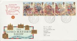 1989-10-17 Lord Mayor's Show Bureau Carried FDC (84279)