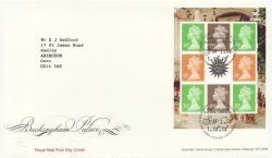 2014-04-15 Buckingham Palace Bklt Stamps FDC (84281)