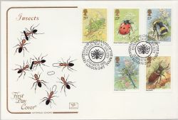 1985-03-12 Insect Stamps London SW7 FDC (84310)