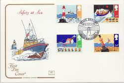 1985-06-18 Safety At Sea Stamps Bamburgh FDC (84312)