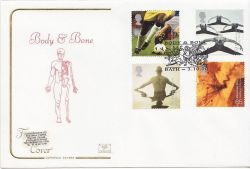2000-10-03 Body and Bone Stamps Bath FDC (84357)