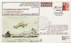 FF18 Zeppelin Anniversary Flown Cover (84376)