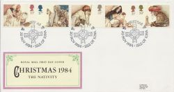 1984-11-20 Christmas Stamps Isle of Iona FDC (84564)
