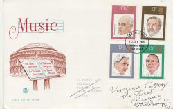 1980-09-10 British Conductors Stamps Bognor FDC (84613)
