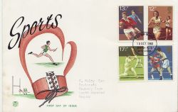 1980-10-10 Sport Stamps Bognor FDC (84614)