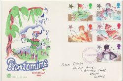 1985-11-19 Christmas Stamps Croydon FDC (84623)
