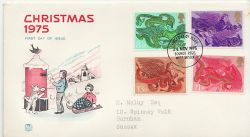 1975-11-26 Christmas Stamps Bognor Regis FDC (84634)