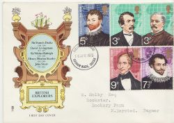 1973-04-18 British Explorers Stamps Bognor FDC (84646)