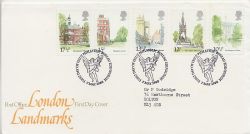 1980-05-07 London Landmarks Stamps Bureau FDC (84669)