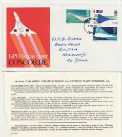 1969-03-03 Concorde Stamps Belfast FDC (84725)
