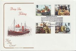 1981-09-23 Fishing Industry Stamps Buckie FDC (84751)