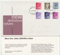 1981-01-14 Definitive Stamps Oxford FDC (84791)