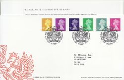 2015-03-24 Definitive High Values Stamps T/House FDC (84809)