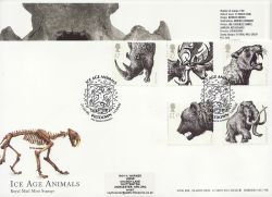 2006-03-21 Ice Age Animals Stamps Piltdown FDC (84828)