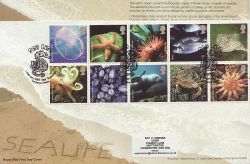 2007-02-01 Sealife Stamps Seal Sevenoaks FDC (84838)