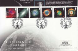 2007-02-13 The Sky at Night Stamps Pex Hill FDC (84839)