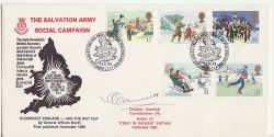 1990-11-13 Christmas Stamps S Army London EC1 FDC (84853)