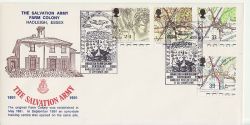 1991-09-17 Maps Stamps S Army Hadleigh FDC (84864)