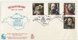 1992-03-10 Tennyson Stamps S Army Newport IOW FDC (84869)