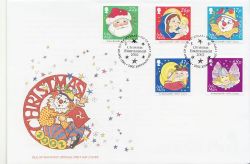 2002-11-05 IOM Christmas Stamps FDC (84886)