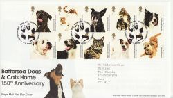 2010-03-11 Battersea Dogs and Cats T/House FDC (84961)