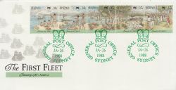 1988-01-26 Australia The First Fleet Stamps FDC (85037)