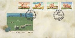 1989-02-27 Australia Australian Sheep Stamps FDC (85041)
