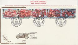 1988-07-19 Armada Stamps Plymouth FDC (85329)