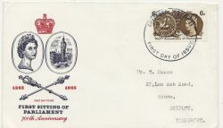 1965-07-19 Parliament Stamp PHOS Bradford FDC (85352)
