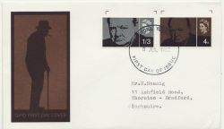1965-07-08 Churchill Stamps Bradford FDC (85353)