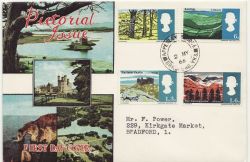 1966-05-02 Landscapes Stamps Bradford cds FDC (85374)