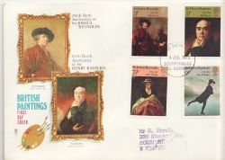 1973-07-04 British Painters Stamps South Shields FDC (85648)