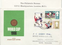 1966-06-01 World Cup Football PHOS London WC FDC (85713)