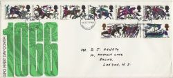 1966-10-14 Battle of Hastings Stamps Hastings FDC (85721)