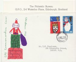 1966-12-01 Christmas Stamps Bureau FDC (85722)
