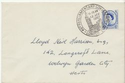 1957-09-12 Parliamentary Conference London SW1 FDC (85729)