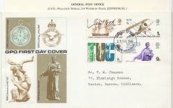 1968-05-29 Anniversaries Stamps Harrow FDC (85743)