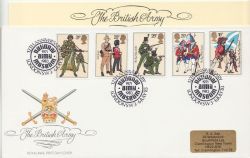 1983-07-06 Army Uniforms Stamps London SW3 FDC (85810)